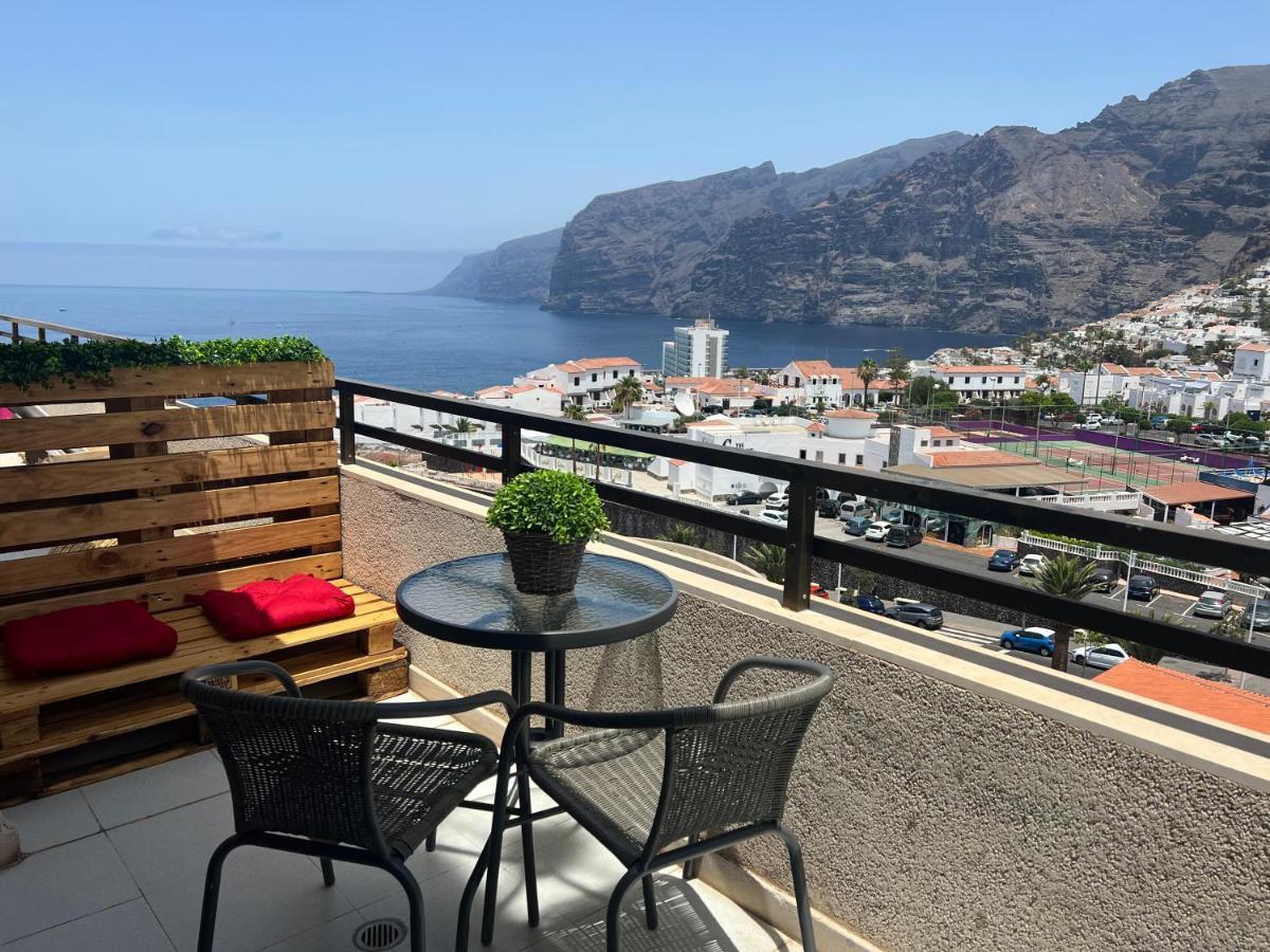 Studio With Fantastic Sea View In Los Gigantes Puerto de Santiago  Exteriér fotografie